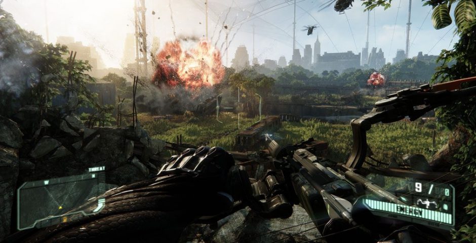 Crysis 3 (Bild von offizieller Webseite, sieht auf der Xbox 360 immer noch super aber doch reduzierter aus)